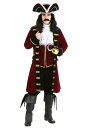 デラックス Captain Hook コスチューム メンズ コスプレ 衣装 男性 仮装 男性用 イベント パーティ 学芸会 ギフト プレゼント