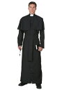デラックス Priest コスチューム メンズ コスプレ 衣装 男性 仮装 男性用 イベント パーティ 学芸会 ギフト プレゼント(3)