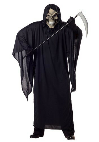 大きいサイズ Men 039 s Grim Reaper コスチューム メンズ コスプレ 衣装 男性 仮装 男性用 イベント パーティ 学芸会 ギフト プレゼント