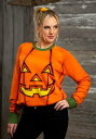 パンプキン Halloween Sweater for 大人用s メンズ コスプレ 衣装 男性 仮装 男性用 イベント パーティ 学芸会 ギフト プレゼント