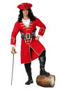 Captain ブラックheart 海賊 パイレーツ コスチューム メンズ コスプレ 衣装 男性 仮装 男性用 イベント パーティ 学芸会 ギフト プレゼント