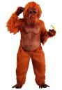 大人用 Orangutan コスチューム メンズ コスプレ 衣装 男性 仮装 男性用 イベント パーティ 学芸会 ギフト プレゼント