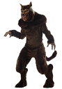 ＼本日全品5 OFFクーポン有／デラックス 大人用 Werewolf コスチューム メンズ コスプレ 衣装 男性 仮装 男性用 イベント パーティ 学芸会 ギフト プレゼント