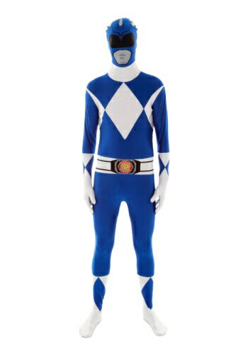 Power Rangers: Blue Ranger Morphsuit コスチューム メンズ コスプレ 衣装 男性 仮装 男性用 イベント パーティ 学芸会 ...
