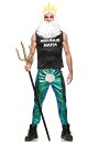 Men's マーメイド 人魚 Mafia コスチューム メンズ コスプレ 衣装 男性 仮装 男性用 イベント パーティ 学芸会 ギフト プレゼント(3)