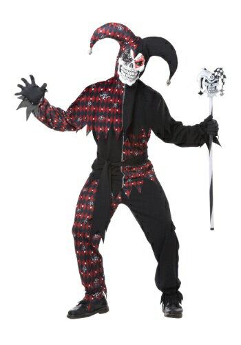 楽天Mars shop大人用 Sinister Jester コスチューム メンズ コスプレ 衣装 男性 仮装 男性用 イベント パーティ 学芸会 ギフト プレゼント