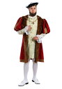 Men's 大きいサイズ King Henry コスチューム メンズ コスプレ 衣装 男性 仮装 男性用 イベント パーティ 学芸会 ギフト プレゼント