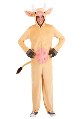 Adults Brown Cow コスチューム メンズ コスプレ 衣装 男性 仮装 男性用 イベント パーティ 学芸会 ギフト プレゼント