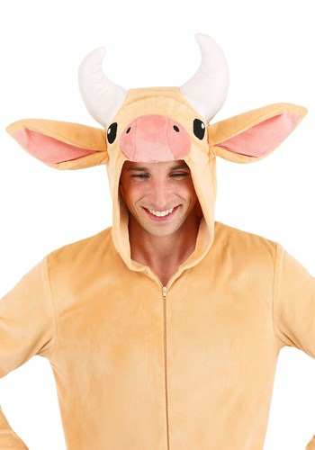 Adults Brown Cow コスチューム メンズ コスプレ 衣装 男性 仮装 男性用 イベント パーティ 学芸会 ギフト プレゼント 3