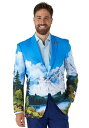 Men's Opposuit Bob Ross Blazer | メンズ コスプレ 衣装 大人 男性 仮装 おしゃれ かっこいい イベント 飾り おもしろ 披露...