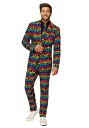 Men's OppoSuits Wild Rainbow コスチューム Suit メンズ コスプレ 衣装 男性 仮装 男性用 イベント パーティ 学芸会 ギフト...