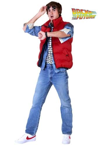 Mens Back to the Future バックトゥザフューチャー マーティ・マクフライ Men's 大きい... メンズ コスプレ 衣装 男性 仮装 男性用 イベント パーティ 学芸会 ギフト プレゼント