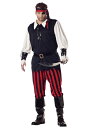 大きいサイズ Cutthroat 海賊 パイレーツ コスチューム メンズ コスプレ 衣装 男性 仮装 男性用 イベント パーティ 学芸会 ギフト プレゼント(3)