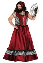 Mens Plus-Size くま ベアーded Woman コスチューム | メンズ コスプレ 衣装 大人 男性 仮装 おしゃれ かっこいい イベント 飾り ...