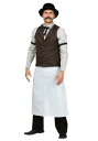 大きいサイズ Men's Old West Bartender コスチューム | メンズ コスプレ 衣装 大人 男性 仮装 おしゃれ かっこいい イベント 飾り...