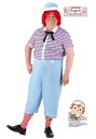 Men's 大きいサイズ Raggedy Andy コスチューム | メンズ コスプレ 衣装 大人 男性 仮装 おしゃれ かっこいい イベント 飾り おもしろ 披露宴 オシャレ ハロウイン パーティ 忘年会 ギフト プレゼント