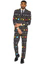 Opposuit Winter Pacman Men's Suit メンズ コスプレ 衣装 男性 仮装 男性用 イベント パーティ 学芸会 ギフト プレゼント