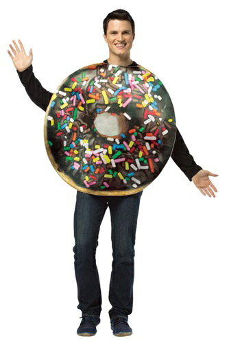 大人用 Get Real Doughnut コスチューム メンズ コスプレ 衣装 男性 仮装 男性用 イベント パーティ 学芸会 ギフト プレゼント