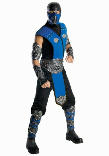 Mortal Kombat Sub-Zero コスチューム メンズ コスプレ 衣装 男性 仮装 男性用 イベント パーティ 学芸会 ギフト プレゼント