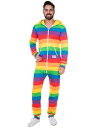 Tipsy Elves Men's Rainbow Jumpsuit コスチューム メンズ コスプレ 衣装 男性 仮装 男性用 イベント パーティ 学芸会 ギフ...