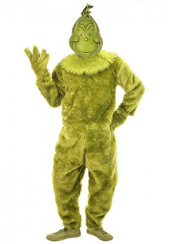 Men's The Grinch ǥå Jumpsuit w/ Latex ޥ  ץ     ٥...
