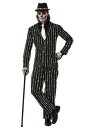Bone Pin Stripe Suit コスチューム for Men メンズ コスプレ 衣装 男性 仮装 男性用 イベント パーティ 学芸会 ギフト プレゼン...