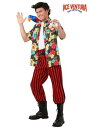 Ace Ventura コスチューム with ウィッグ かつら カツラ -大きいサイズ | メンズ コスプレ 衣装 大人 男性 仮装 おしゃれ かっこいい イ...