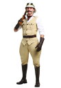 Men's Safari ハンター 大きいサイズ コスチューム メンズ コスプレ 衣装 男性 仮装 男性用 イベント パーティ 学芸会 ギフト プレゼント