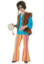 Men's Woodstock コスチューム メンズ コスプレ 衣装 男性 仮装 男性用 イベント パーティ 学芸会 ギフト プレゼント(3)