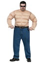 大きいサイズ Muscle Man Chest Shirt for Men | コスプレ 衣装 仮装 小道具 おもしろい イベント パーティ 発表会 デコレーション リボン アクセサリー メンズ レディース 子供 おしゃれ かわいい ギフト プレゼント(3)