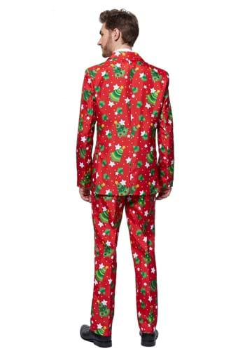 ＼20日 5%OFF & P2倍／Suitmeister レッド Christmas Tree & Stars Suit | メンズ コスプレ 衣装 大人 男性 仮装 おしゃれ かっこいい イベント 飾り おもしろ 披露宴 オシャレ ハロウイン パーティ 忘年会 クリスマス ギフト クリスマスギフト