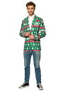 Suitmeister Christmas Green Nordic Men's Blazer メンズ コスプレ 衣装 男性 仮装 男性用 イベント パーティ ...