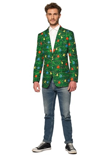 Suitmeister Christmas Green Tree Light Up Men's Blazer  ץ   ...