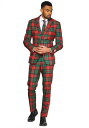 Opposuit Trendy Tartan Men's Suit メンズ コスプレ 衣装 男性 仮装 男性用 イベント パーティ 学芸会 ギフト プレゼント