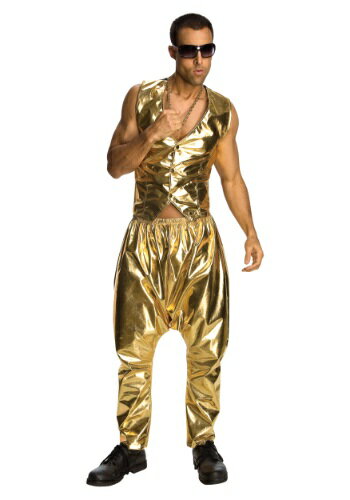 Gold MC Hammer Pants メンズ コスプレ 衣装 男性 仮装 男性用 イベント パーティ 学芸会 ギフト プレゼント