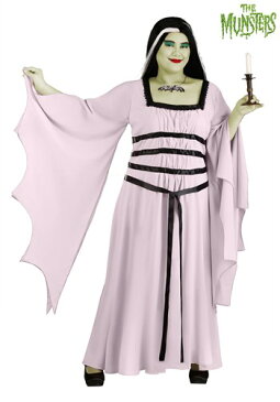 ＼20日 5%OFF & P2倍／Womens 大きいサイズ: Munsters Lily コスチューム レディース コスプレ 衣装 女性 仮装 女性用 イベント パーティ 学芸会 ギフト プレゼント