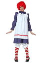 大人用 Rag Doll コスチューム レディース コスプレ 衣装 女性 仮装 女性用 イベント パーティ 学芸会 ギフト プレゼント