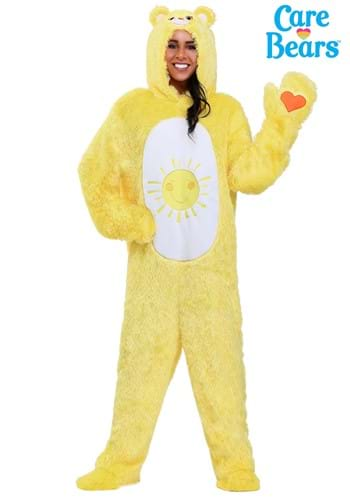 ケアベア 大人用 Classic Funshine Bear コスチューム レディース コスプレ 衣装 女性 仮装 女性用 イベント パーティ 学芸会 ギフト プレゼント