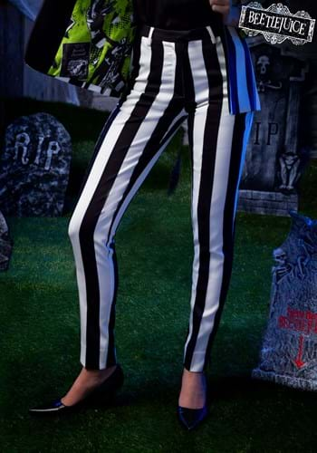 Beetlejuice Suit Pants for Women レディース コスプレ 衣装 女性 仮装 女性用 イベント パーティ 学芸会 ギフト プレゼント