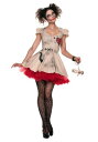 Womens 大きいサイズ Voodoo Doll コスチューム レディース コスプレ 衣装 女性 仮装 女性用 イベント パーティ 学芸会 ギフト プレゼント