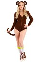Sassy Monkey コスチューム for Women レディース コスプレ 衣装 女性 仮装 女性用 イベント パーティ 学芸会 ギフト プレゼント