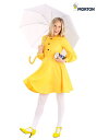 Woman's Morton Salt 女の子 コスチューム | レディース コスプレ 衣装 大人 女性 仮装 可愛い セクシー カワイイ おしゃれ かわいい イベント 飾り おもしろ 宴会 オシャレ ハロウイン パーティ 忘年会 ギフト プレゼント(3)