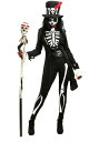 大きいサイズ Ladies Voodoo Skeleton コスチューム レディース コスプレ 衣装 女性 仮装 女性用 イベント パーティ 学芸会 ギフト プ...