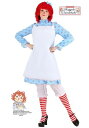 Exclusive Women's Raggedy Ann コスチューム | レディース コスプレ 衣装 大人 女性 仮装 可愛い セクシー カワイイ おしゃれ かわいい イベント 飾り おもしろ 宴会 オシャレ ハロウイン パーティ 忘年会 ギフト プレゼント