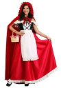 Women's デラックス レッド Riding Hood コスチューム レディース コスプレ 衣装 女性 仮装 女性用 イベント パーティ 学芸会 ギフト プ...