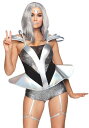 Women's Space Cadet コスチューム レディース コスプレ 衣装 女性 仮装 女性用 イベント パーティ 学芸会 ギフト プレゼント