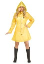 Women's Yellow Raincoat コスチューム レディース コスプレ 衣装 女性 仮装 女性用 イベント パーティ 学芸会 ギフト プレゼント