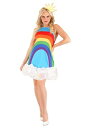 Rainbow ドレスコスチューム for Women | レディース コスプレ 衣装 大人 女性 仮装 可愛い セクシー カワイイ おしゃれ かわいい イベン...