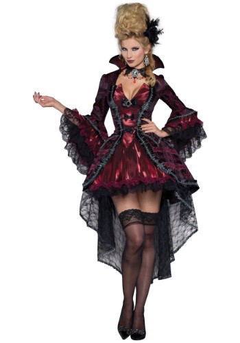 Womens Elegant Victorian Vamp コスチューム レディース コスプレ 衣装 女性 仮装 女性用 イベント パーティ 学芸会 ギフト プレゼント