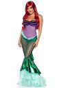 Women's Under the Sea マーメイド 人魚 | レディース コスプレ 衣装 大人 女性 仮装 可愛い セクシー カワイイ おしゃれ かわいい イベント 飾り おもしろ 宴会 オシャレ ハロウイン パーティ 忘年会 ギフト プレゼント